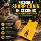 🔥Chainsaw Chain Sharpener Kit | Fast Portable Saw Chain Sharpening Tool