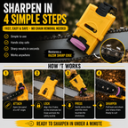 🔥Chainsaw Chain Sharpener Kit | Fast Portable Saw Chain Sharpening Tool