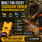 🔥Chainsaw Chain Sharpener Kit | Fast Portable Saw Chain Sharpening Tool