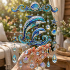 🐋 Ocean-Themed Crystal Wind Chime – Bring the Ocean Glow to Your Garden (📦Buy 2 Free Shipping)
