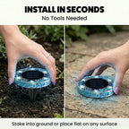 🛋️Solar Mosaic Lights – Waterproof LED Pathway Lights with Auto On/Off