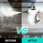Pressurized Handheld Multi-Surface Natural Steam Cleaner with 12 pcs Accessories