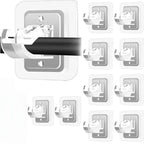 A set of 8PCS Curtain Rod Brackets with Clips