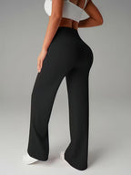 👖 Valeria Pants – High-Waisted, Office & Gym, Stretch, Flattering Fit