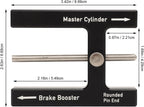 🛠️ Premium Aluminium Brake Booster Push Rod Adjustment Tool with Length Gauge
