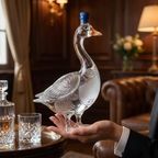 🥃✨3D Sculpted Swan Bottle – Luxury Collector’s Decanter Gift 🦢🔥