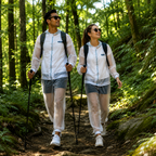 White Mesh Insect Protection Jacket | Lightweight Bug Barrier Outdoor Hoodie+Pant