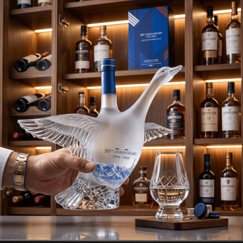 🎁Father's Day Hot Selling🪿GY Goose 30th Anniversary 3D Sculpted Vodka Bottle