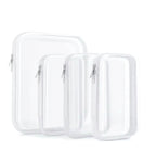 📦 Clear Hard Zipper Storage Case – Portable Organizer for Makeup & Small Items
