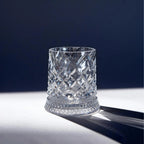 Luxury 360° Spinning Crystal Glass – Star-Cut Stress Relief Whiskey & Wine Glass