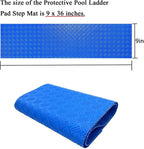 Swimming Pool Ladder Mat,Swimming Pool Step Mat with Non-Slip Texture