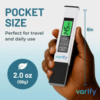 VARIFY 4-in-1 TDS Meter Digital Water Tester for Drinking Water Accurate 0-9990 PPM EC & Temp Readings Ideal for RO Systems Aquariums Pools Portable & Travel-Friendly Halloween Sales