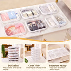 📦 Clear Hard Zipper Storage Case – Portable Organizer for Makeup & Small Items