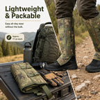 Unisex Adjustable Outdoor Snake-Resistant Leg Gaiters, Abrasion-Resistant Durable Fabric Protective Gear for Hunting, Hiking