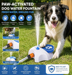 Outdoor Step-On Dog Water Fountain