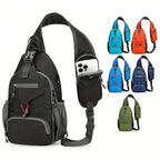 🌟 Packable Small Crossbody Sling Backpack with Side Pouch - ✨ Perfect for Hiking and Traveling