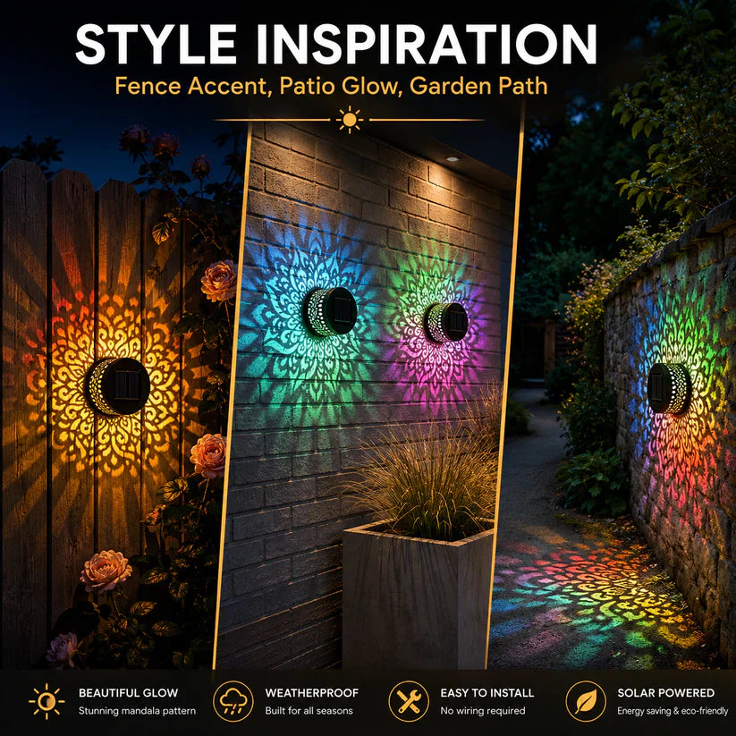 ✨ 2026 New Solar Mandala Lights