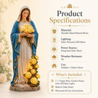 🔥Last Day 49% OFF 💗Virgin Mary Garden Light