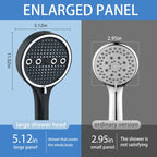 🌟 Powerful Handheld Shower Head – 6 Modes, High Pressure, Rainfall Massage