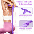 Multifunction Pedal Resistance Trainer with 6 Tubes