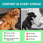 ✨ Double-Sided Pet Rake – Deshedding Tool for Dogs & Cats 🐶🐱