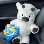 Double-sided cute cow plush toy