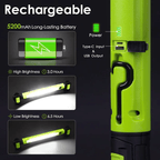 🔥🌟🔦Multifunctional magnetic rechargeable work light💡 Ideal for Mechanic, Car Repair & Garage Use