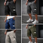 ⏳LAST DAY SALE 57% OFF !!📢Men's Casual Drawstring Capri Cargo Pants 🔥Buy 2 Get Free Shipping !