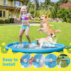 🐶 Splash Mat – Anti-Slip Water Play for Dogs & Kids, Summer Fun 💦