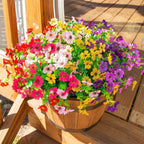 💐 UV-Resistant Colorful Artificial Flowers – 49% OFF Today Only 🌸