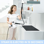 💨Powerful Steam Cleaner – 115°C (239°F) High-Temperature &amp; High-Pressure Steam