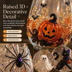 🎃👻 3D Halloween Glassware – Artisan Design, Luminous Glow, Perfect for Fall & Festive Sips