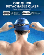 🔥Goggles Swimming Adult Swim-Goggles: Wide View with UV400 Protection Anti Fog No Leak for Men and Women