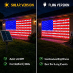 🔥Last Day: 49% OFF-Solar American Flag Net Lights