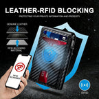 “Last Day! 50% OFF 🔥 Men's Multi-functional Business Wallet”.