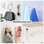 A set of 8PCS Curtain Rod Brackets with Clips