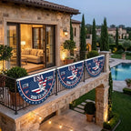 🗽USA 250th Anniversary Patriotic Fan Flag – Half-Round Porch Banner for 2026 Celebration🦅