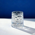 Luxury 360° Spinning Crystal Glass – Star-Cut Stress Relief Whiskey & Wine Glass