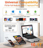 🔥Limited-time discount of 49%🔥8-in-1 USB-C Laptop Stand — with Multifunctional Docking Station💻