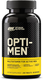 Optimum Nutrition Opti-Men Daily Multivitamin for Men, Immune Support Supplement with Amino Acids, 80 Day Supply, 240 Count, (Packaging May Vary)