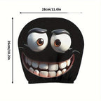 😆 Funny Cartoon Car Headrest Covers – 2PCS 2D Universal Fit 🚗