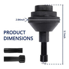 🔧 Universal Single Disc Clutch Alignment Tool with 2 Replaceable Plastic Sleeves for Cars & Light Trucks