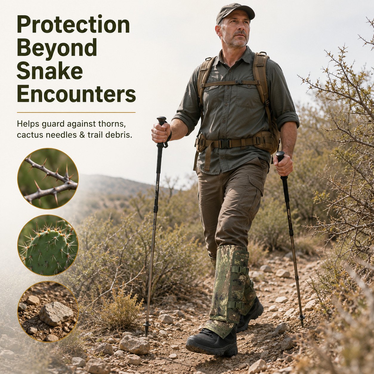 🔥Father's Day Limited Edition 🎁Snake bite protection leg warmers, Outdoor hunting leg protection against puncture wounds