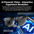 😎Next-Gen AI Smart Glasses – 8MP Camera, 160+ Languages & Hands-Free Video
