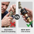 💧 Universal Quick Connect Pro Garden Hose Fittings – Heavy-Duty Reusable Premium Rust-Proof Hose Coupler Set 🛠️