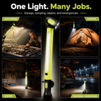 🔥🌟🔦Multifunctional magnetic rechargeable work light💡 Ideal for Mechanic, Car Repair & Garage Use