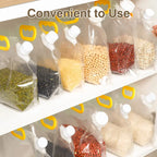 🌾Reusable Airtight Grain Storage Bags | Keep Your Food Fresh & Pantry Neat🔒
