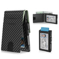 🔒 Anti-theft RFID Pop Up Wallet Aluminum Leather With ID Card Window & Cash Pocket