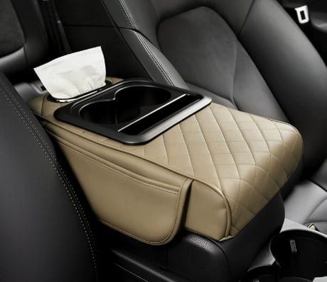 Multifunctional PU Leather Car Armrest Box Mat🚗
