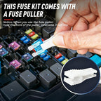 🚗 306-Piece Car Fuse Assortment Kit | Micro, Mini & Standard Blade Fuses with Fuse Puller